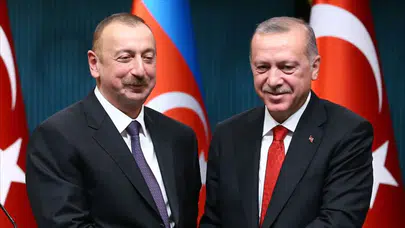 Cumhurbaşkanı Erdoğan, Azerbaycanlı mevkidaşı Aliyev ile görüştü