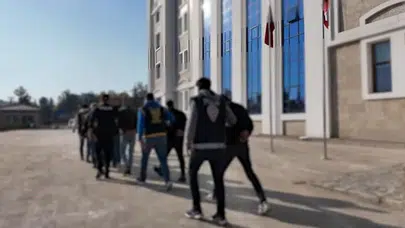 Adıyaman'da 18 suçlu yaka paça yakalandı