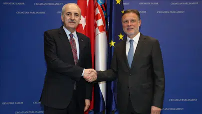 TBMM Başkanı Kurtulmuş, Hırvatistanlı mevkidaşı Jandrokovic ile görüştü