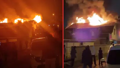 Kocaeli'de elektrikli ısıtıcıdan çıkan yangın tüm evi sardı