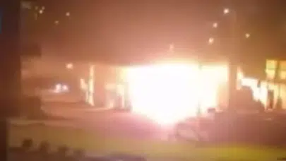 Siirt’te akaryakıt istasyonunda yangın : Facianın eşiğinden dönüldü