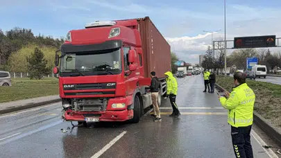 Eskişehir'de 4 araçlı zincirleme trafik kazası : 1 yaralı