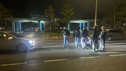 Tekirdağ'da otomobilin önüne atlayan genç yaralandı