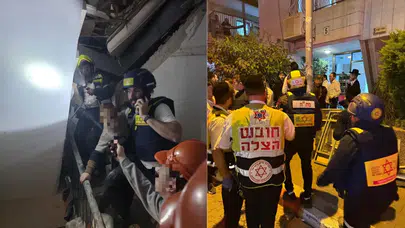 İran'dan İsrail'e yeni füze saldırısı : Yaralılar var