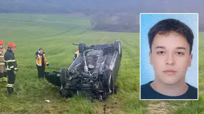 Edirne Keşan’da feci kaza : Takla atan otomobilin sürücüsü öldü