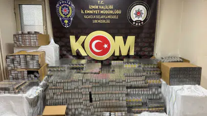 İzmir'de kaçak tütün ele geçirildi : Piyasa değeri 4,5 milyon
