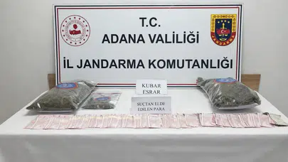 Adana'da uyuşturucu operasyonu : 2 kilo esrar yakalandı