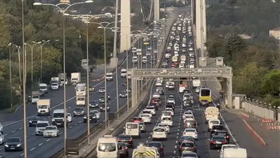 İstanbul'da trafik yoğunluğu %62'yi gördü