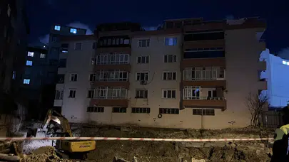 Bahçelievler'de 5 katlı bina çökme riski nedeniyle tahliye edildi