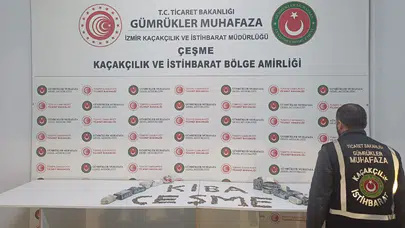 Gümrük Muhafaza ekiplerinden tarihi eser kaçakçılığına operasyon : 7 bin 550 sikke ve figür ele geçirildi