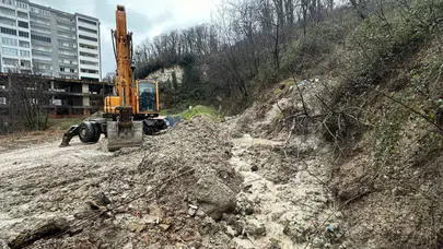 Ordu Fatsa'da heyelan : 45 mahalle etkilendi