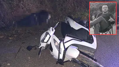 Bursa'da motosiklet devrildi : 38 yaşındaki sürücü öldü