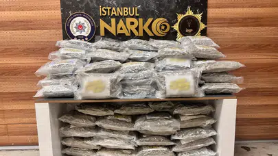 İstanbul Tuzla'da 51 kilo skunk ele geçirildi