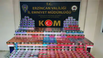 Erzincan'da kaçak tütün ve sigara operasyonu : 6 şüpheli yakalandı