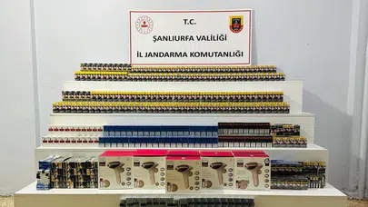 Şanlıurfa'da kaçakçılık operasyonu : Çok sayıda ürün ele geçirildi