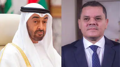 Libya Başbakanı Dibeybe, BAE Devlet Başkanı Al Nahyan ile görüştü