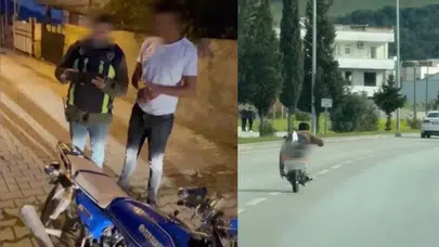 Osmaniye'de motosiklet sürücüsü 128 bin TL ceza yedi