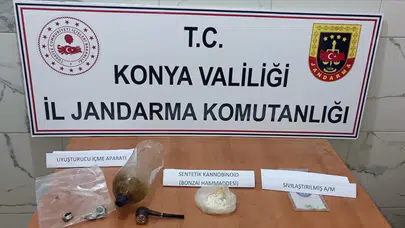 Konya'da jandarmadan uyuşturucu operasyonu : 21 tutuklama