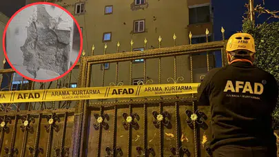 Diyarbakır'da 6 katlı binanın kolonlarından ses geldi : 51 kişi tahliye edildi