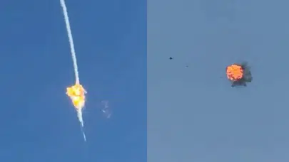 Erbil’e İHA saldırısı : 5 insansız hava aracı düşürüldü