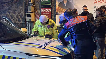 Erzurum'da 'dur' ihtarına uymayan motosiklet sürücüsüne 211 bin lira ceza kesildi