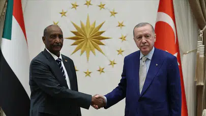 Cumhurbaşkanı Erdoğan, Sudan Egemenlik Konseyi Başkanı ile görüştü