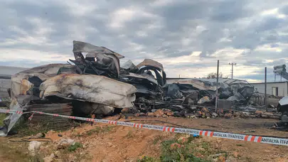 Antalya'da yangın faciası!