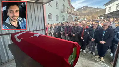 Samsun'daki kazada ölen ambulans şoförü defnedildi