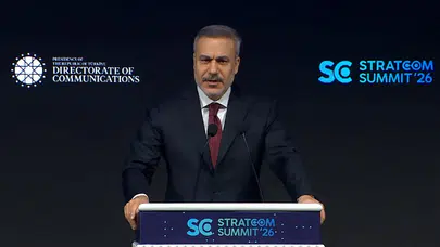 Bakan Fidan STRATCOM Zirvesi'nde konuştu : Bu anlamsız savaşın bitmesi gerekiyor