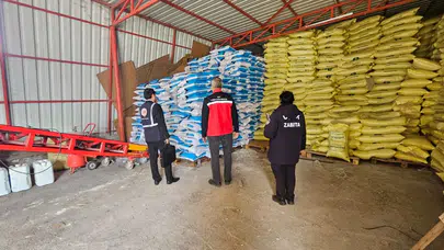 Uşak'ta gübre bayilerine denetim gerçekleştirildi