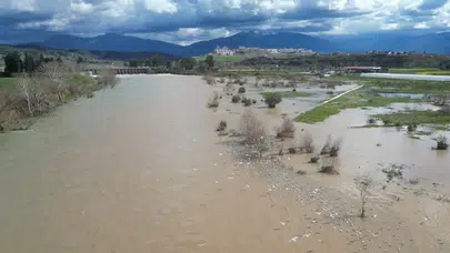 Osmaniye’de yağışlar sonrası Ceyhan Nehri’nin debisi yükseldi