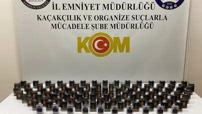 Samsun'da kaçak tütün operasyonu : 2 bin 120 makaron ele geçirildi