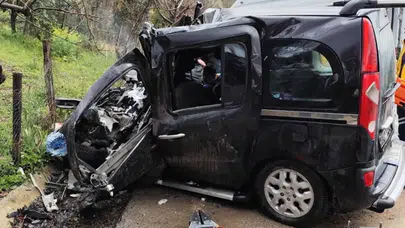 Ordu Fatsa’da kamyon ile kamyonet çarpıştı : 1 ölü, 3 yaralı