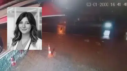 Kayseri’de otomobilin çarptığı tıp öğrencisi hayatını kaybetti : Feci kaza kamerada