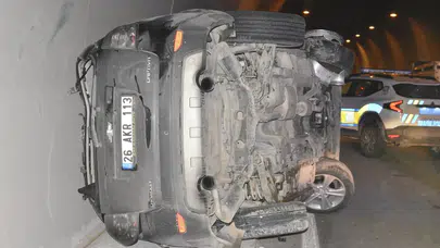 Bitlis’te tünel içerisinde trafik kazası : 2 kişi yaralandı