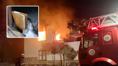 Antalya'da şaşırtan olay : Ev küle döndü, Kur'an-ı Kerim zarar görmedi