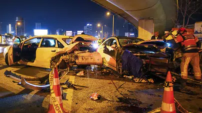 Ataşehir'de korkunç kaza