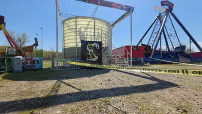 Edirne'de lunapark faciası : Bir genç hayatını kaybetti