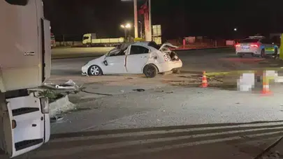 Ankara'da kontrolden çıkan araç dehşet saçtı : Tır şoförü hayatını kaybetti