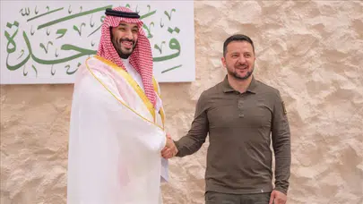 Zelensky, Suudi Arabistan Veliaht Prensi Selman ile bir araya geldi
