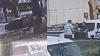 Mersin'de kaza : Tır, otomobili metrelerce sürükledi