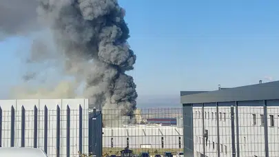 Ankara'da fabrikada yangın çıktı
