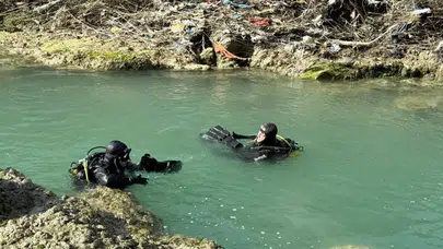 Mersin'de suda kaybolan çocuğu arama çalışmaları sürüyor