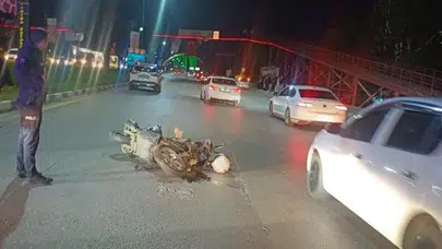Manisa'da iki motosiklet çarpıştı : Polis memuru yaşamını yitirdi