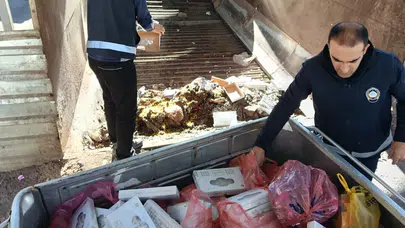Hakkari'de tarihi geçmiş 500 kilogram gıda imha edildi