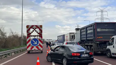 Osmangazi Köprüsü'nde trafik çift yönlü olarak kapandı