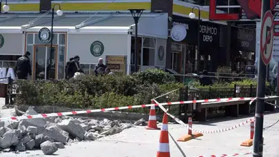 Samsun Canik’te heyelan sonrası Lovelet AVM girişleri kapatıldı