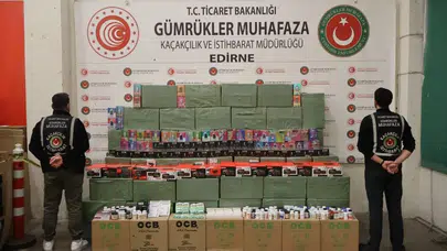 Kapıkule'de gümrük operasyonu : 33 milyon liralık kaçak eşya ele geçirildi