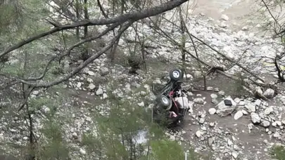 Antalya Serik'te ATV devrildi : 70 yaşındaki sürücü öldü