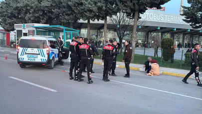 Aksaray'da otogarda aileler arasında 'Evlilik' krizi : 2 yaralı, 8 gözaltı